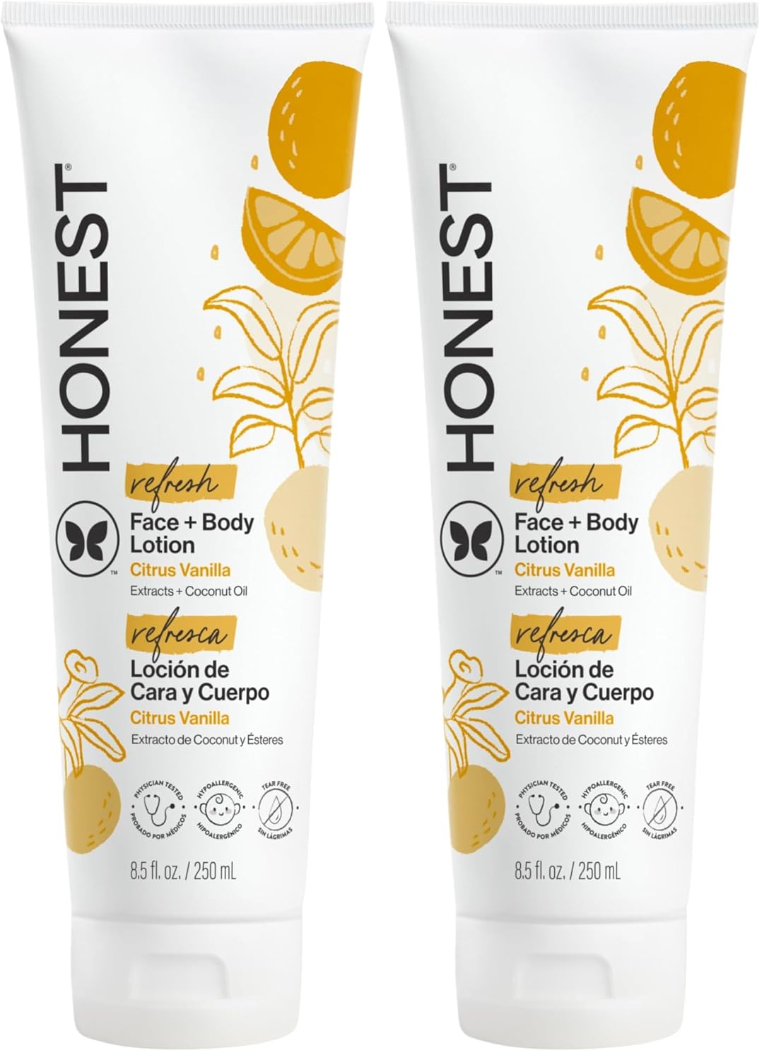 The Honest Company Face and Body Lotion, Fragrance-Free, 8.5 fl oz