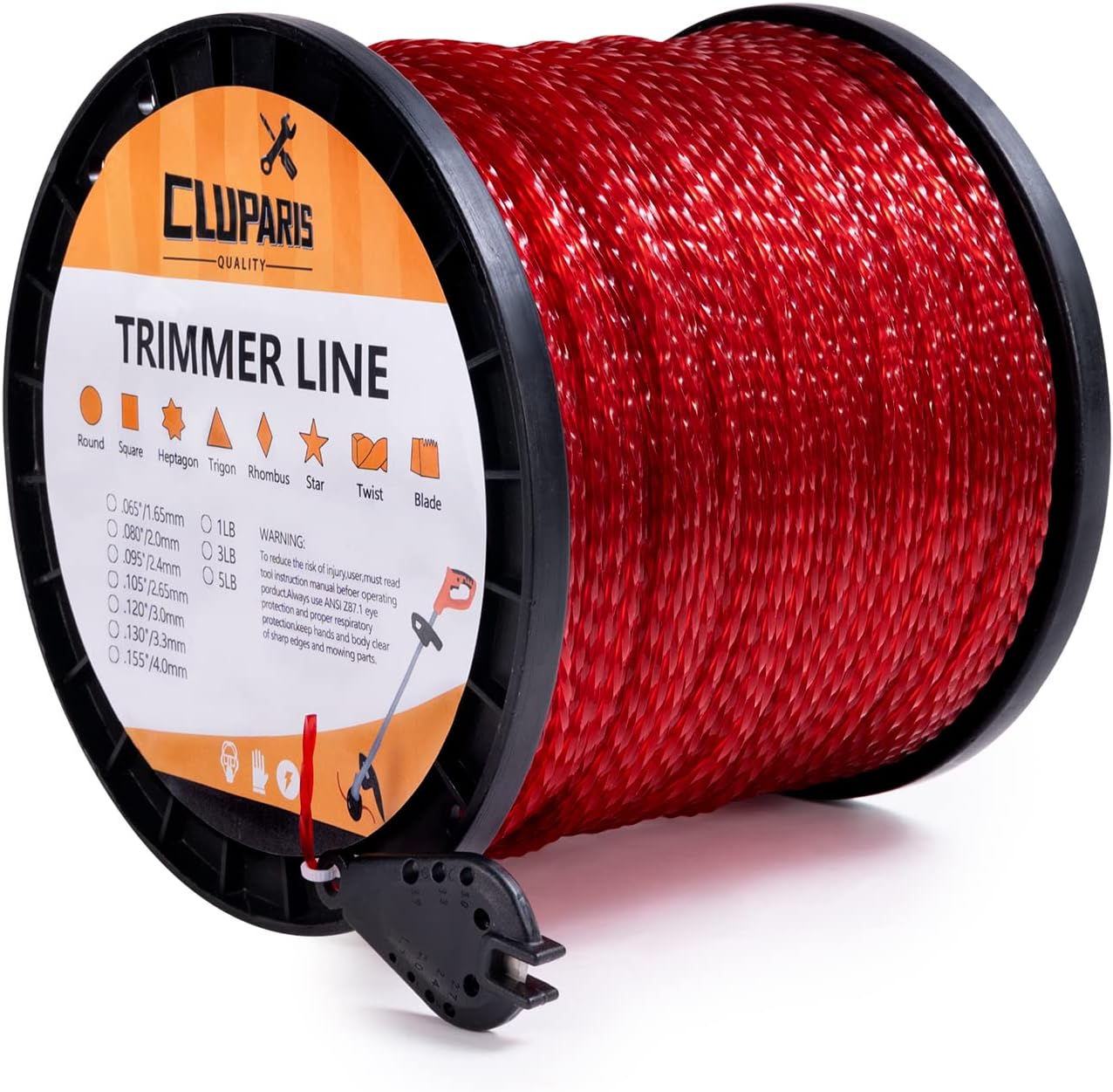 Cluparis 3-Pound String Trimmer Line .095-inch
