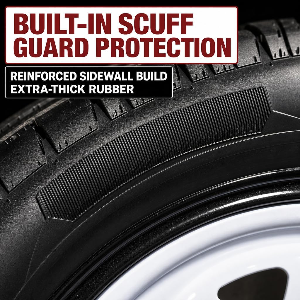 eCustomrim 2-Pack Radial Trailer Tire Rim Assembly ST205/75R14 5 Lug Load D