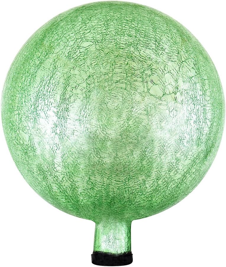 Achla Designs G10-FG-C Gazing, Fern Green 10 inch Glass Garden Globe Ball Sphere, 10