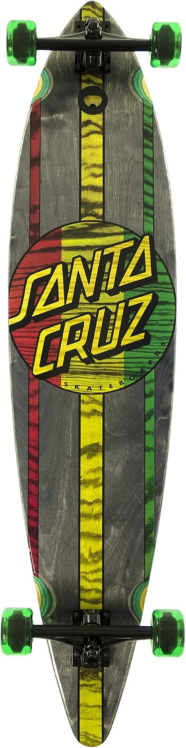 Santa Cruz Skate Mahaka Rasta Cruzer Skateboard (9.9 x 43.5-Inch)