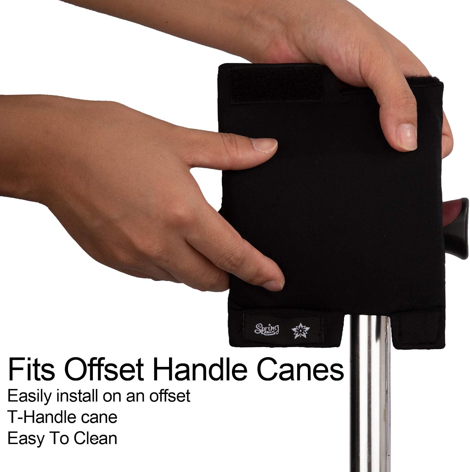SPRING SEAON Cane Handle Pad Cover,T-Handle Grip Cushion for Walking Canes