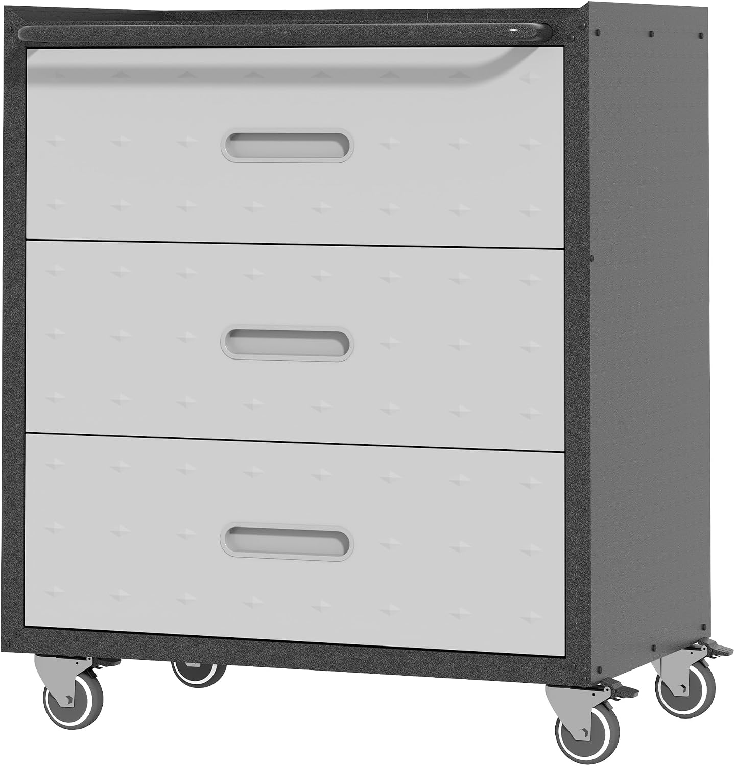 Metal Storage Cabinet for Garage, Tool Cabinet, Utility Cabinet | Wheeled, Rolling Tool Cabinet, 6 Drawers, Top Countertop, Pegboard, Assembly Required, Black