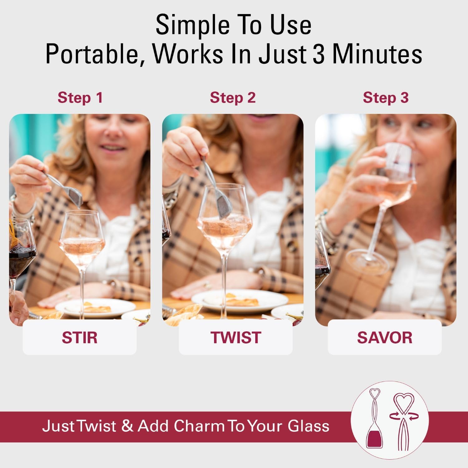 PureWine The Wand Wine Purifier, Removes Histamines & Sulfites - 8 Wands | Wine Wand Filters Before You Drink; Remove Sulfites & Histamines; Helps Wine Allergies & Headaches. Purifies 3 glasses/wand