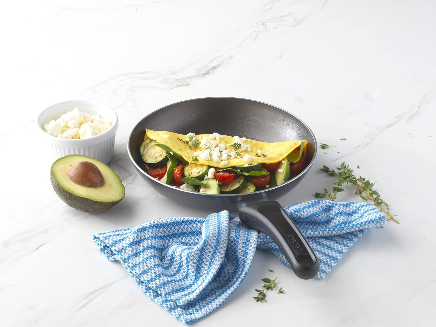 GoodCook Nonstick Sauté Pan, 10 Inch, Black