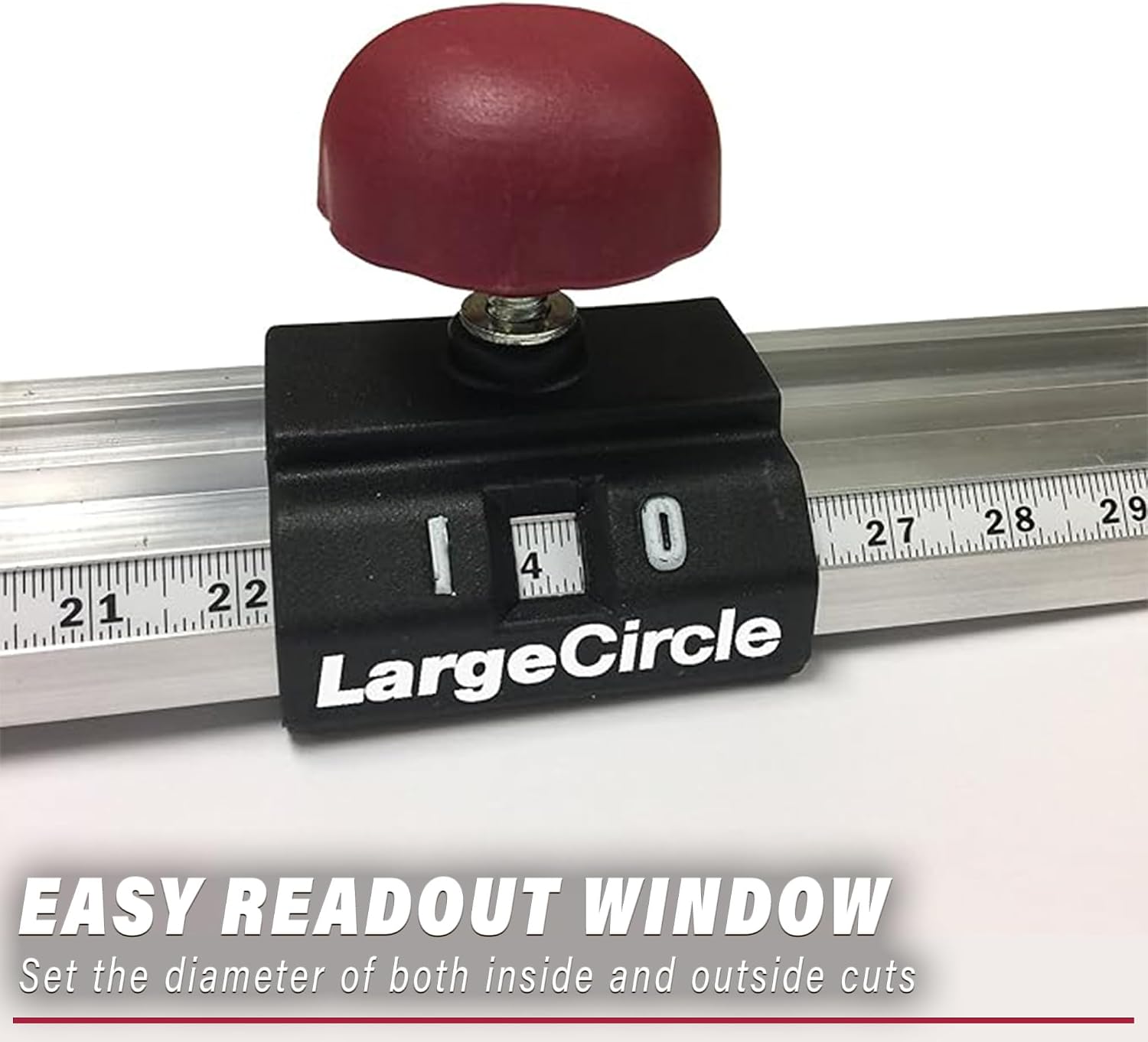 Milescraft 1219 Circle Guide Kit- Precision Router Circle Cutting Jig For Cutting/Routing Circles From 1.5” Up To 52” with Offset Base