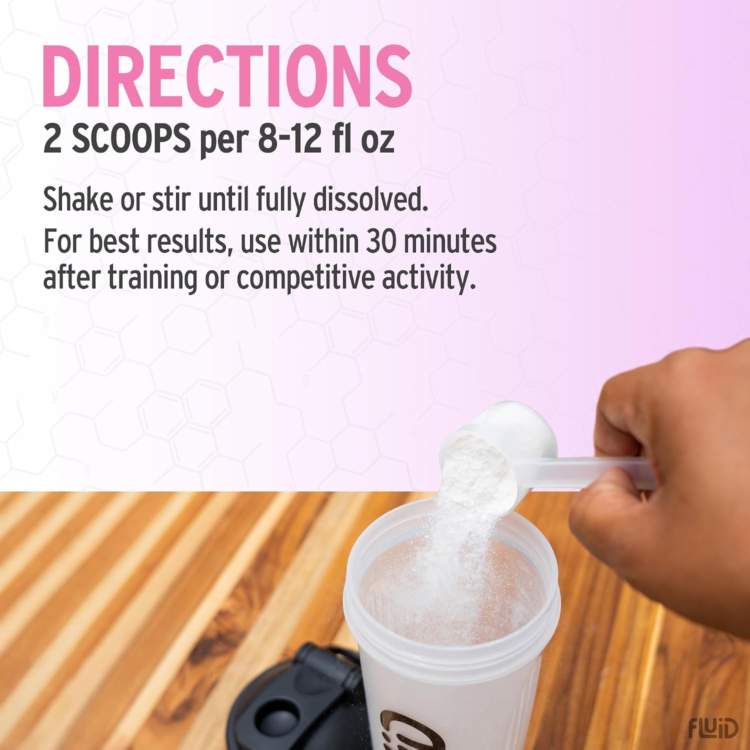 Fluid Recovery, Post-Workout Drink Mix, Whey Isolate Protein, L-Glutamine, Carbs, All Natural Ingredients, Gluten-Free, Lactose-Free (Tropical Fruit)