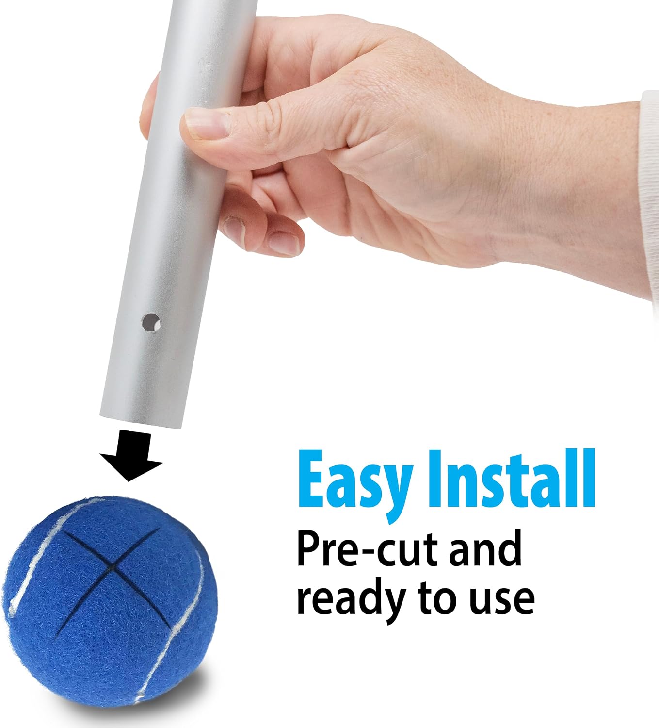Top Glides Precut Walker Tennis Ball Glides