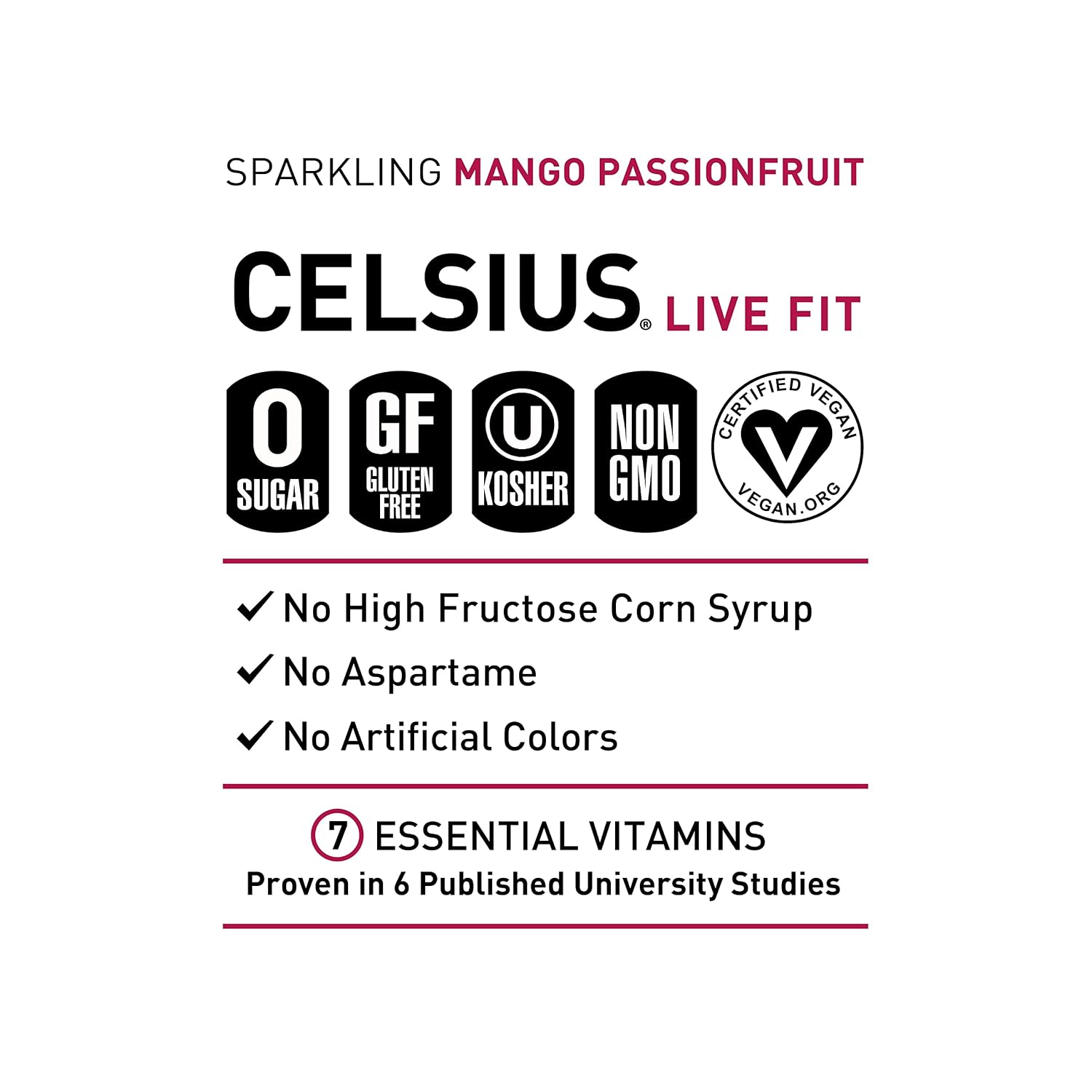 CELSIUS Sparkling Orange, Sugar Free Energy Drink, 12 Fl Oz (Pack of 4)