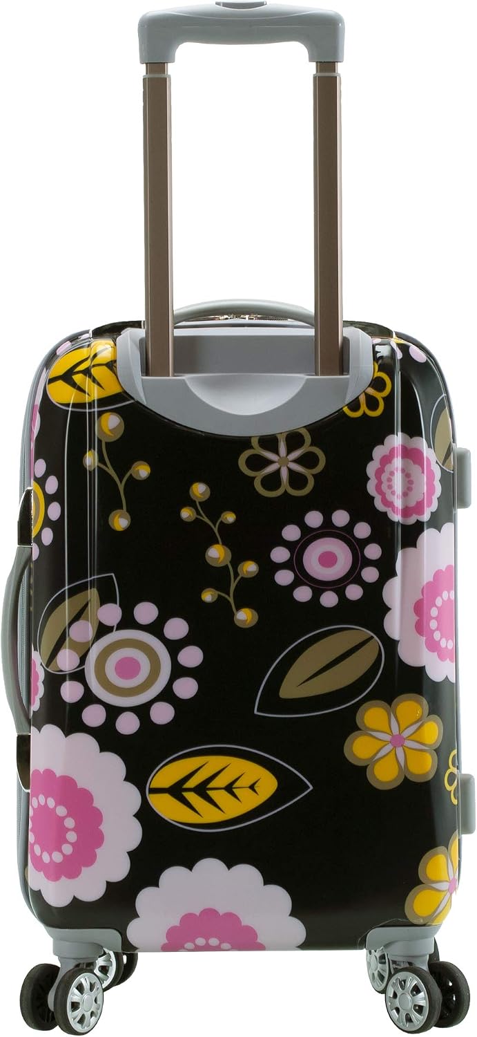Rockland Vision Hardside 3 Piece Spinner Wheel Luggage Set, (20"/24"/28"), Love