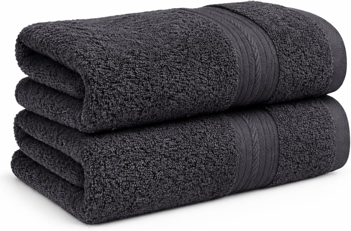 Ample Decor 100% Cotton Hand Towels 18x28 Inches, 600 GSM, Soft & Absorbent, Set of 12, Purple
