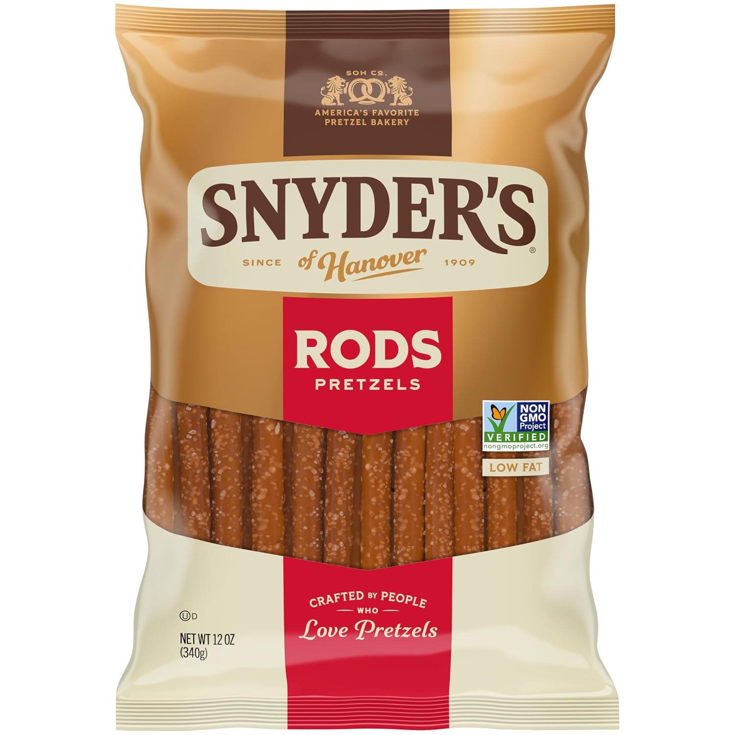Snyder's of Hanover Pretzel Rods, 12 oz