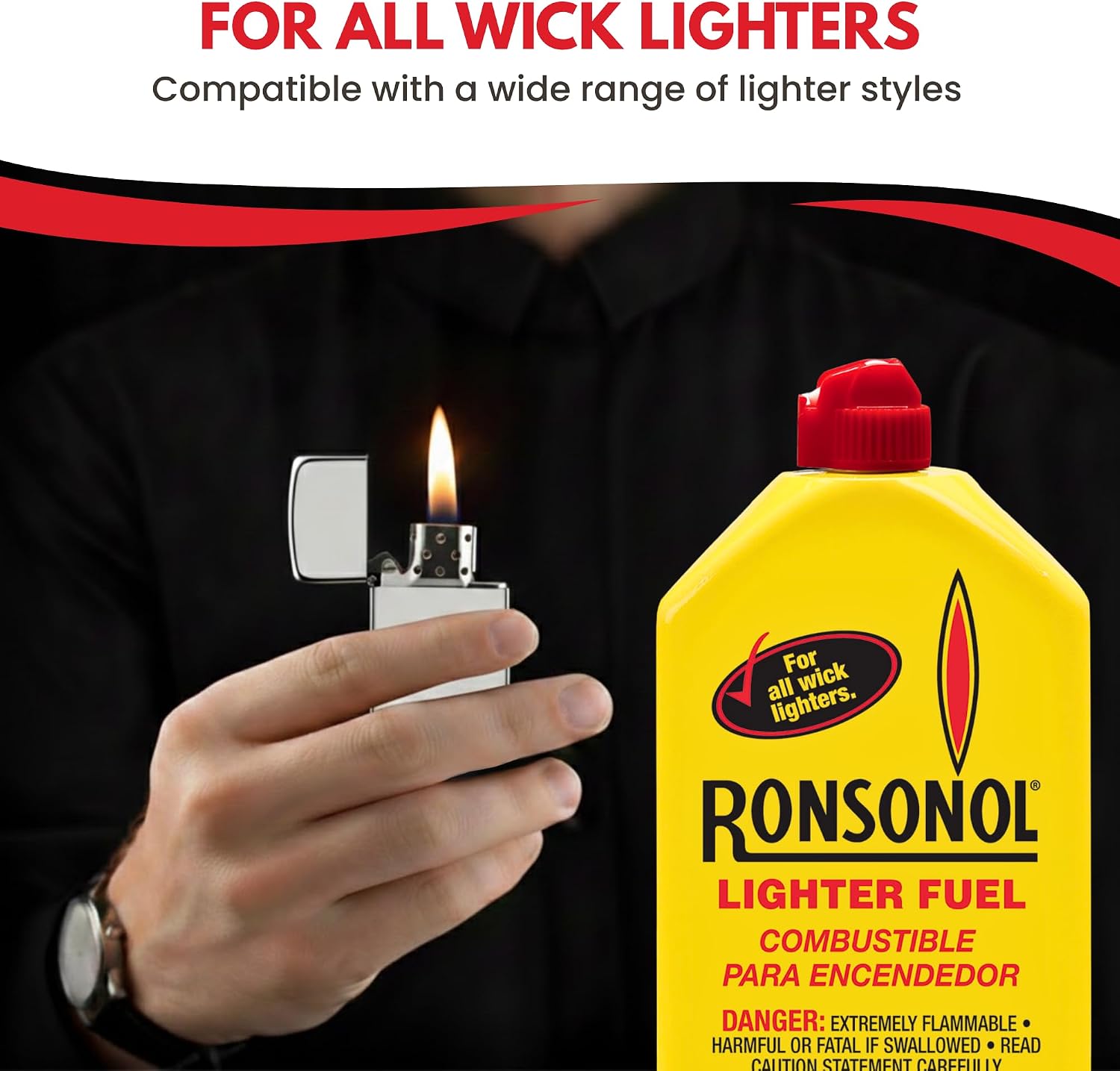 Ronson 12 Ounce Ronson Lighter Fuel - Pack of 2