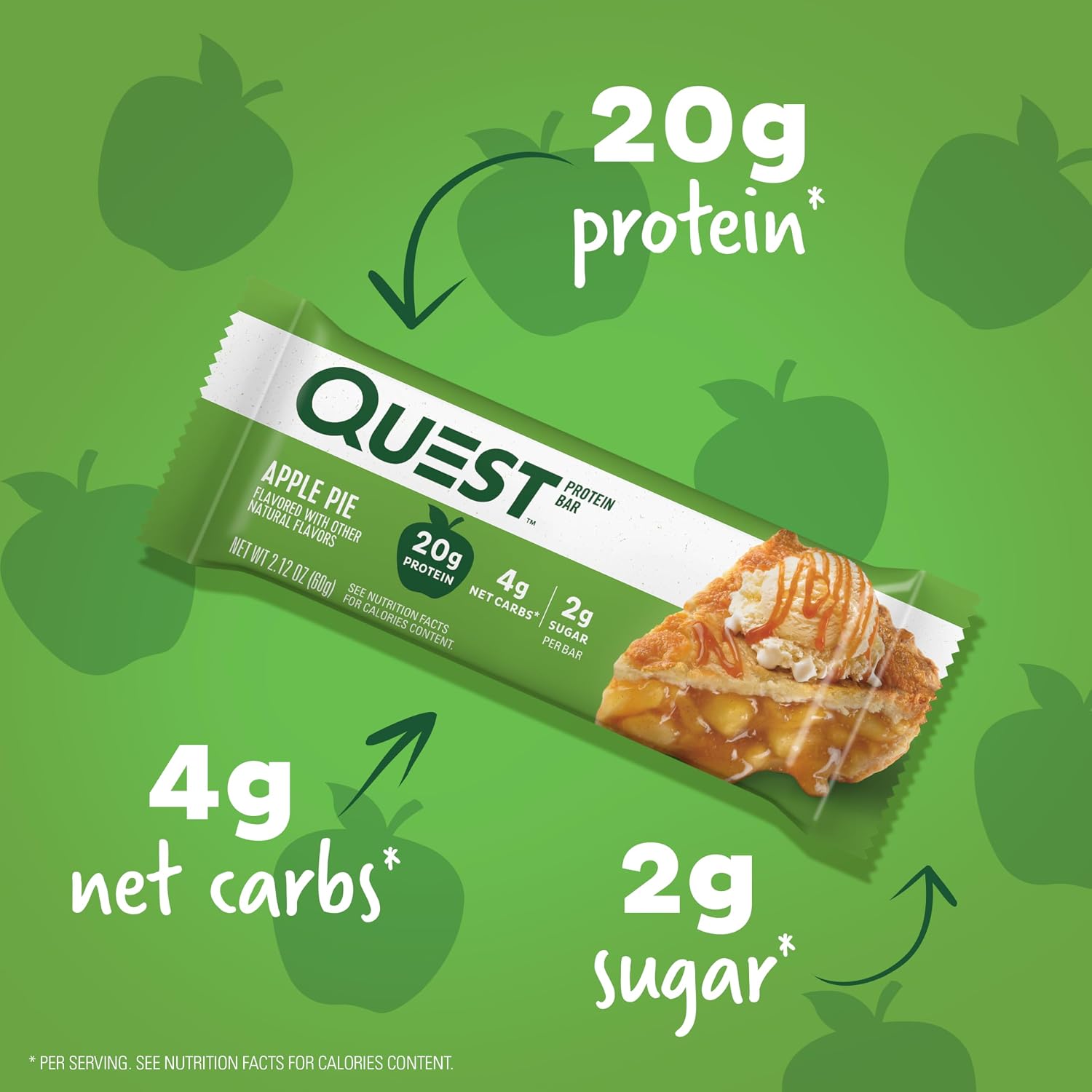 Quest Nutrition Oatmeal Chocolate Chip Protein Bars, 20g Protein, 12 Count | 12g Fiber, 5g Net Carbs, 1g Sugar, Gluten Free, High Quality Protein, Soft and Chewy, Individually Wrapped 2.12oz Bars
