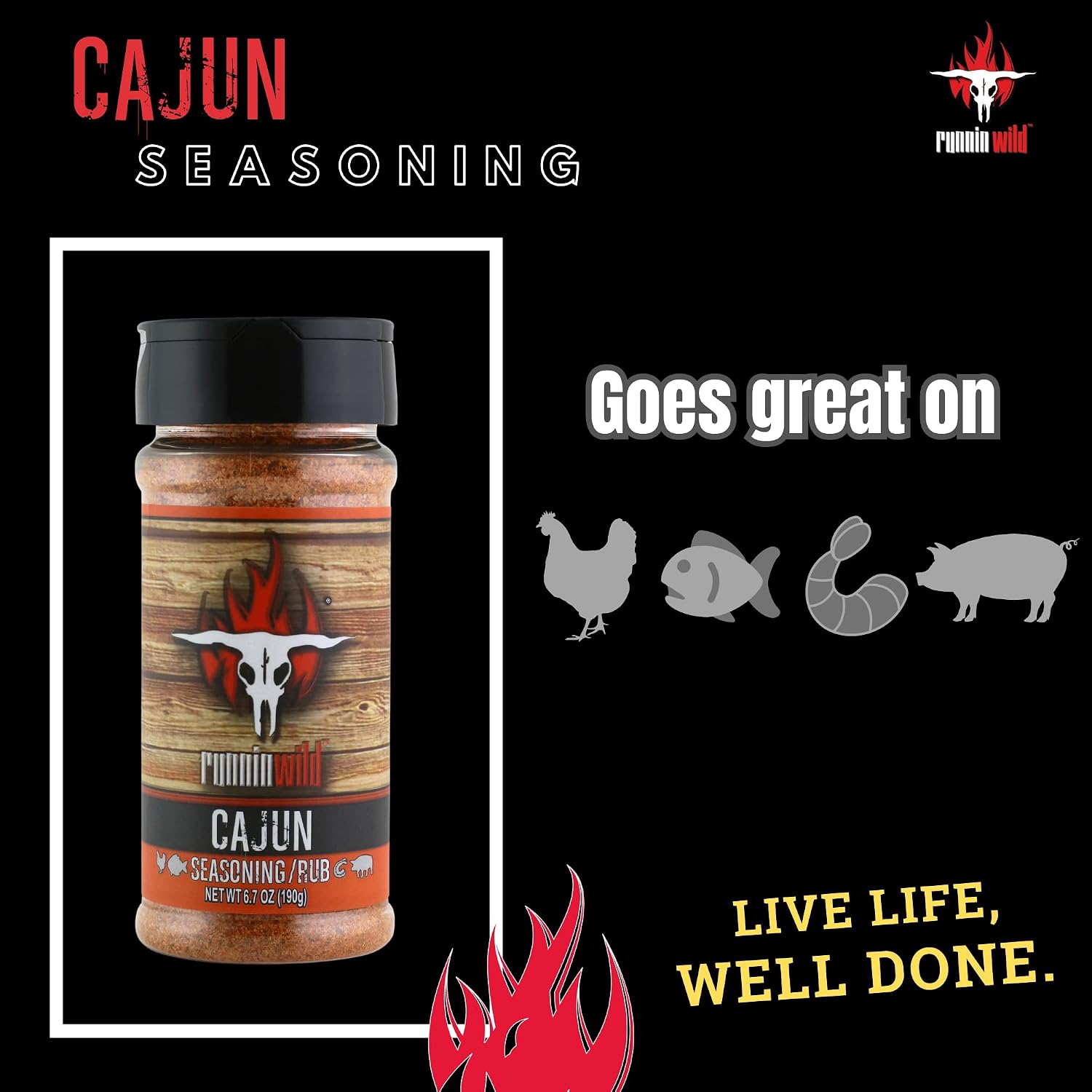 Gourmet Honey BBQ Rub & Seasoning – Delicious Sweet & Smoky Flavor for Pork, Chicken, Ribs & Salmon | Premium BBQ Dry Rub | Runnin’ Wild Foods