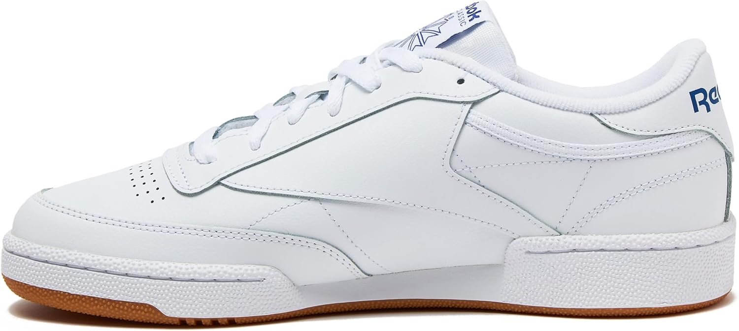 Reebok Club C 85 Mens Tennis Shoes, Casual Fashion White Sneakers for Men
