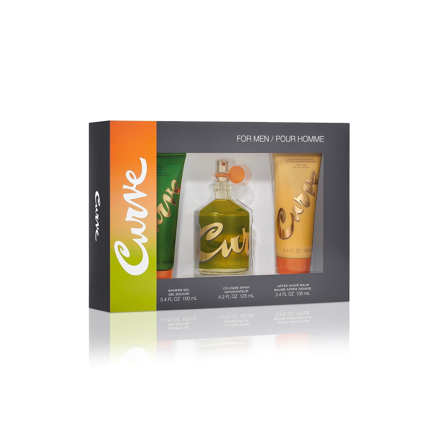 Curve for Men Cologne Spray, Spicy Woody Magnetic Scent for Day or Night, 4.2 fl oz