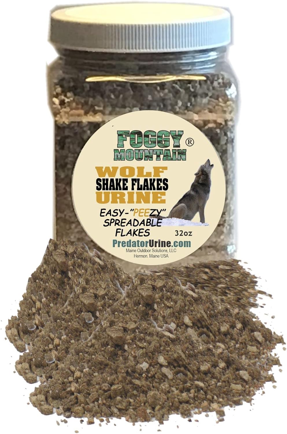 Urine Shake Flakes Natural Predator Scent Outdoor