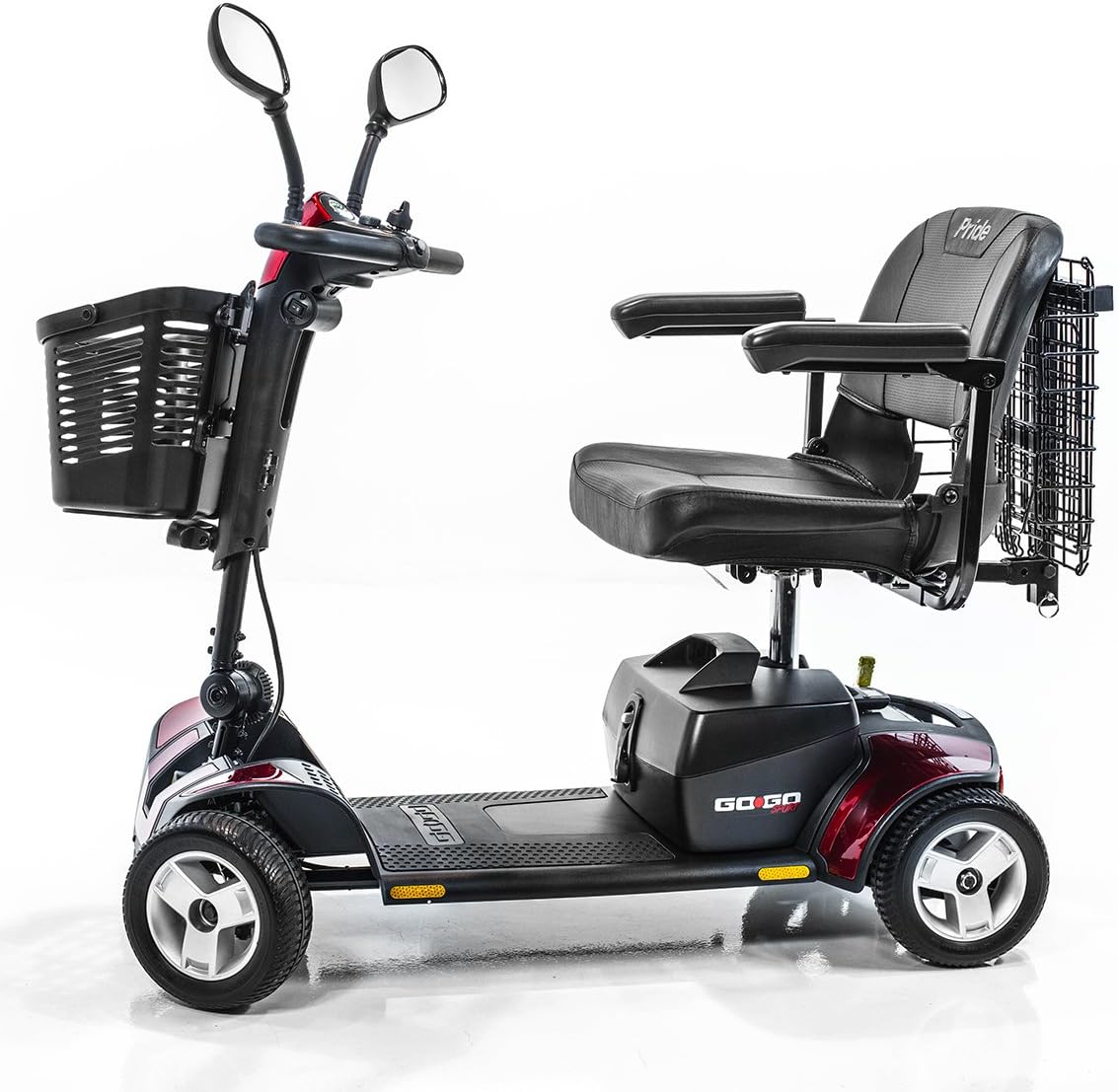 Pride Mobility Go-Go Sport 4-wheel Travel Pride Electric Scooter+ Rear Basket