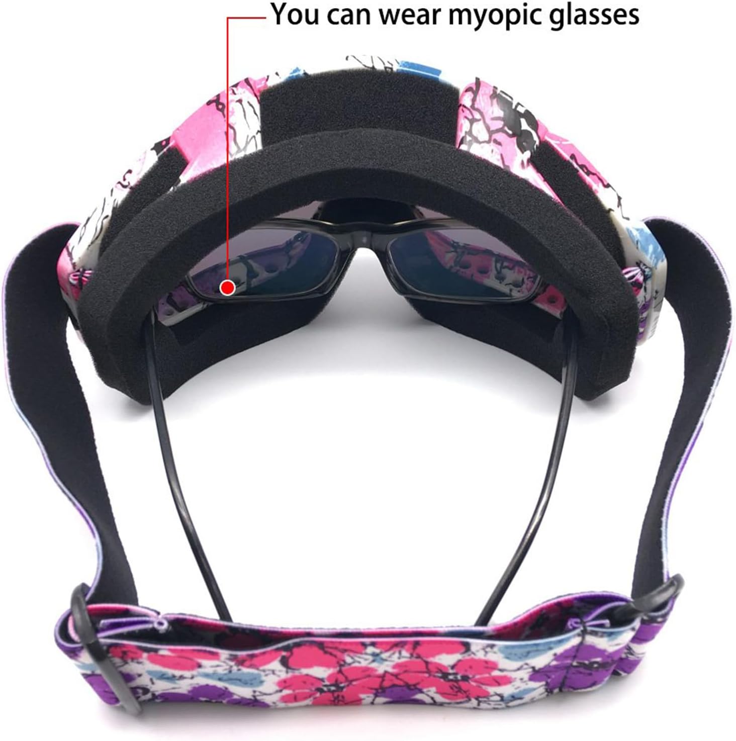 Dirt Bike Goggles, ATV Motorcycle UTV MX OTG Accessories Goggle Glasses & Anti Fog Ski Goggles, Racing Skiing Dirtbike
