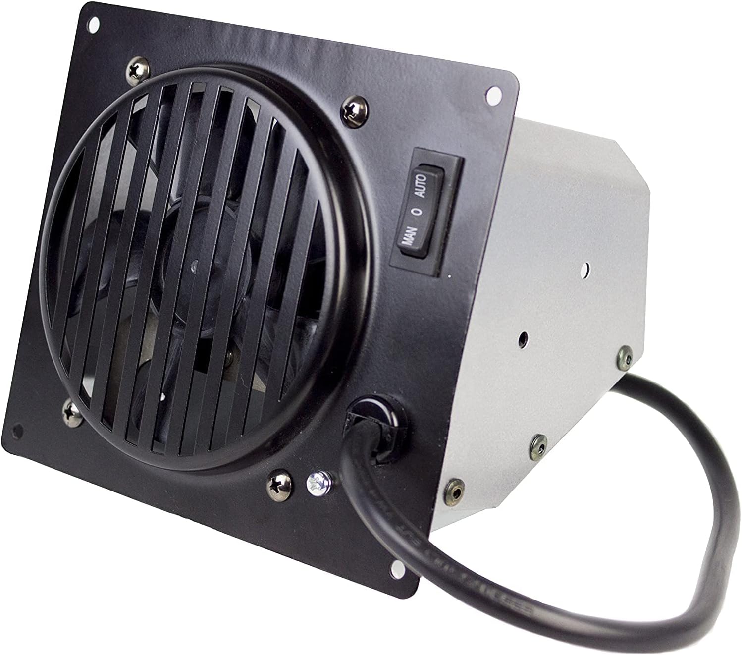 UTY 30,000 BTU Natural Gas / Propane Wall Heater for Indoor Use - Dual Fuel, with Fan Blower, white, 28 x 11 x 24