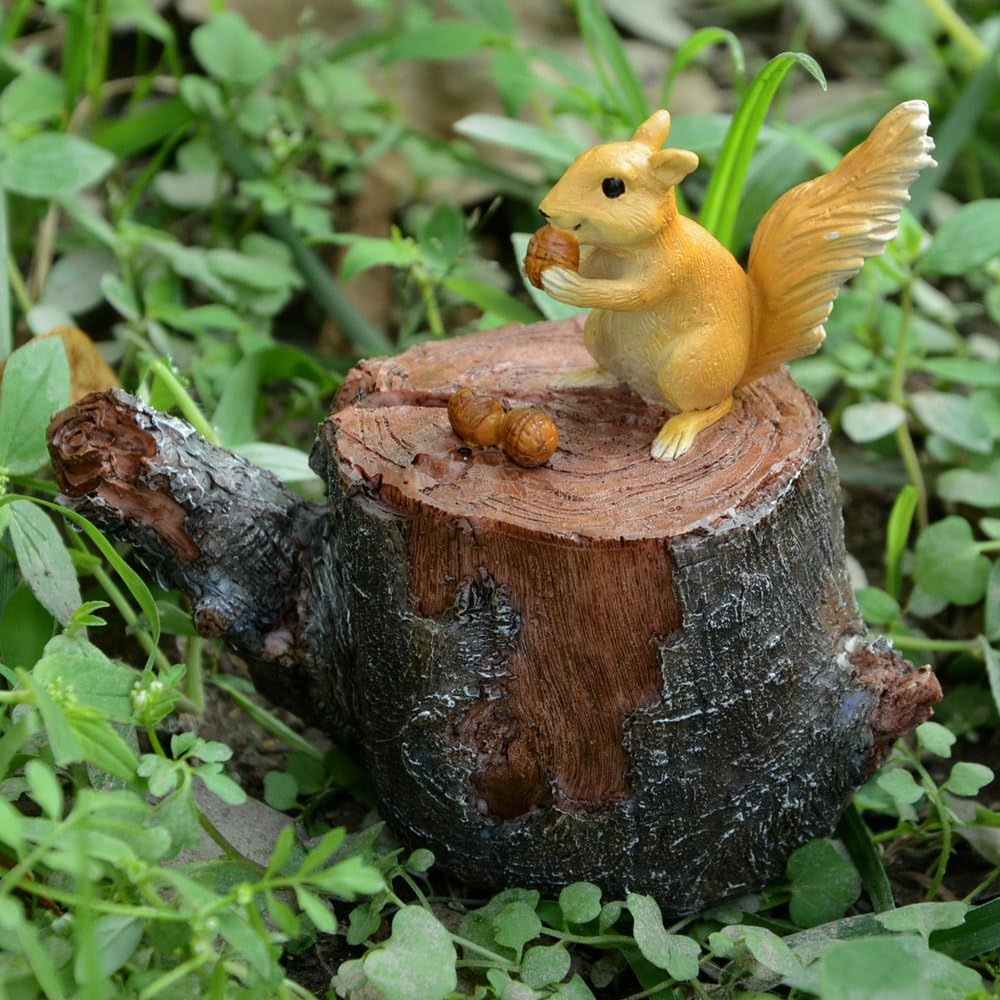 Top Collection Miniature Fairy Garden and Terrarium Statue, Mini Dragon, Green