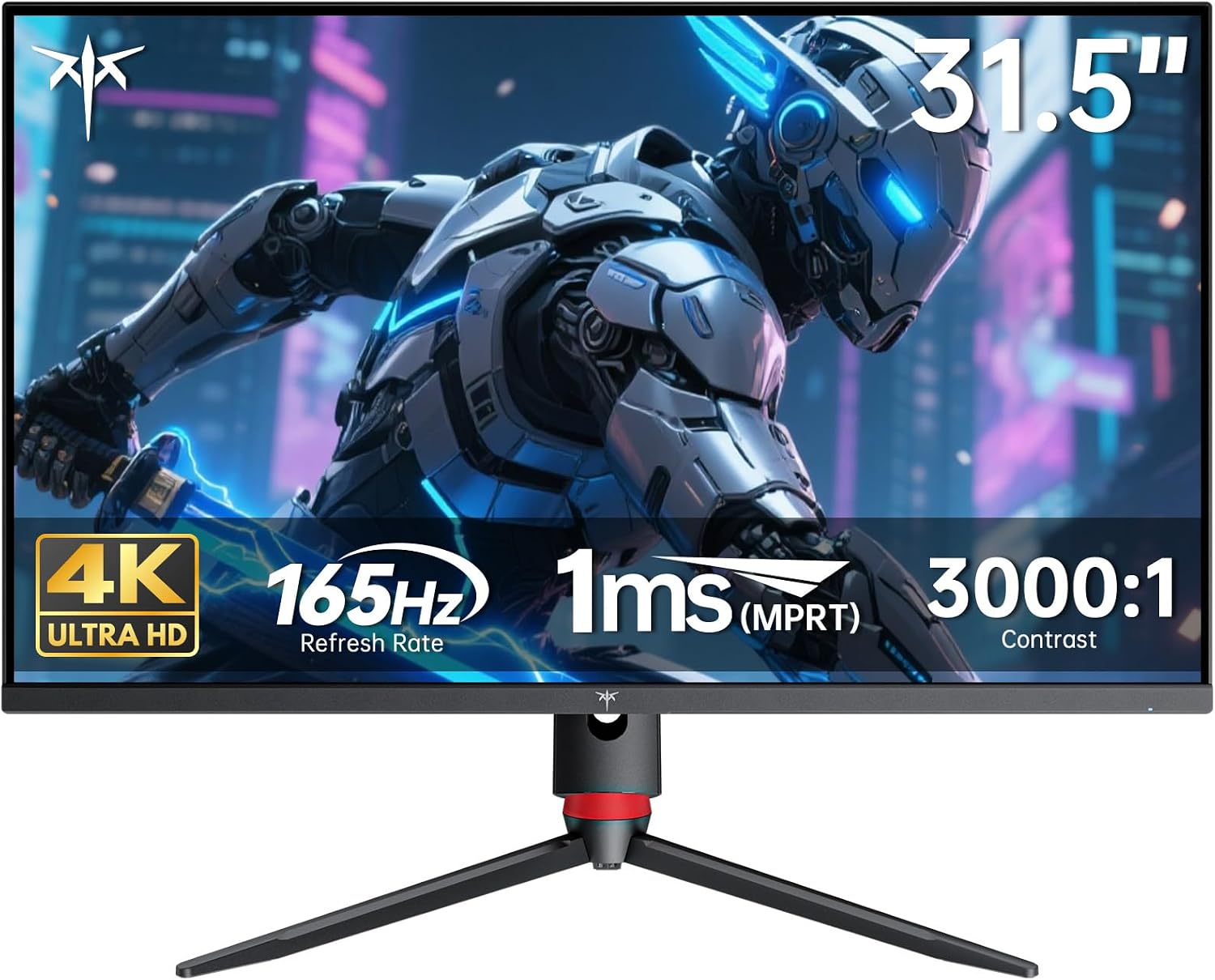KTC 24.5 Inch Gaming Monitor, 180Hz OC 200Hz Monitor FHD, Fast IPS, H25T7 | 1080P Monitors 1ms, 128% sRGB HDR10, Adaptive Sync, HDMI DP, VESA Tilt Adjustable for Xbox PS5 Switch, HDMI Cable Inc.