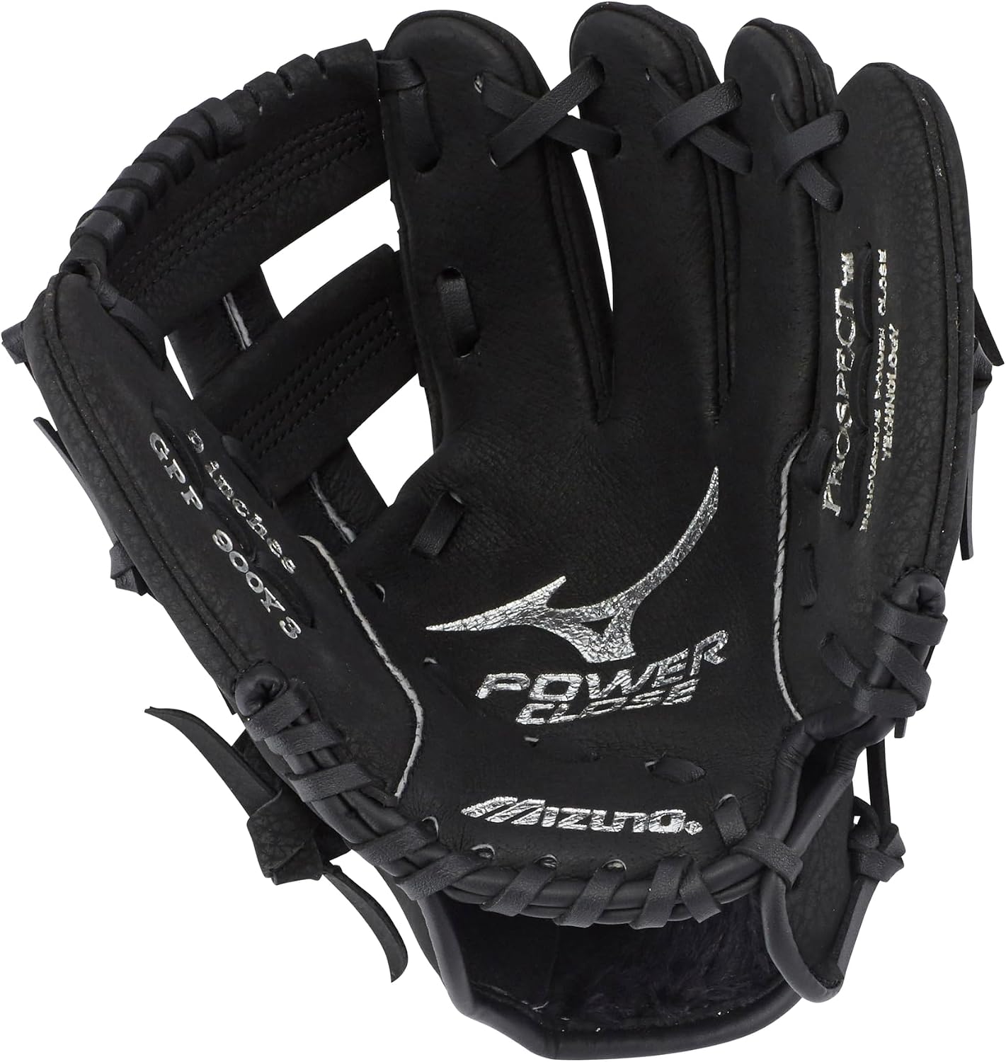 Mizuno Prospect PowerClose Youth Baseball Glove Series I V-Flex Notch I Parashock Palm Pad I Buttersoft Palm Liner