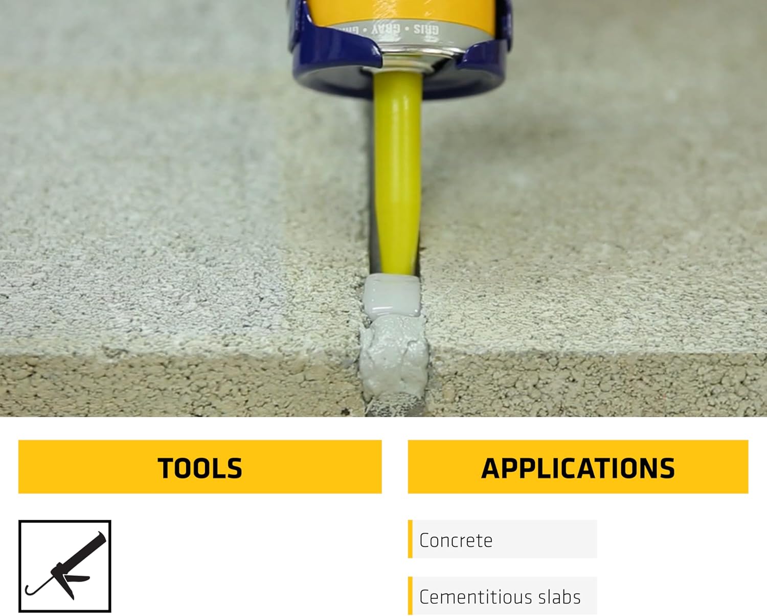 SIKA Sikaflex Self-Leveling Sealant, Gray Polyurethane, Fast Curing, for Concrete Expansion Joints, Waterproof, Paintable, Fills Cracks up to 1.5 in., 10.1 fl. oz Cartridge