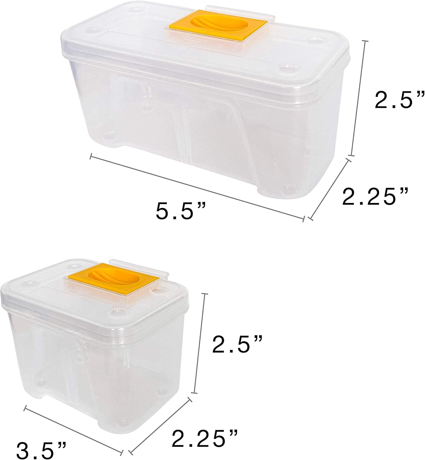 Hardware Tackle Box storage with Patented Removable Compartment Organizer and Reversible Carrying Case for Screws, Nuts and Bolts, WVE9420