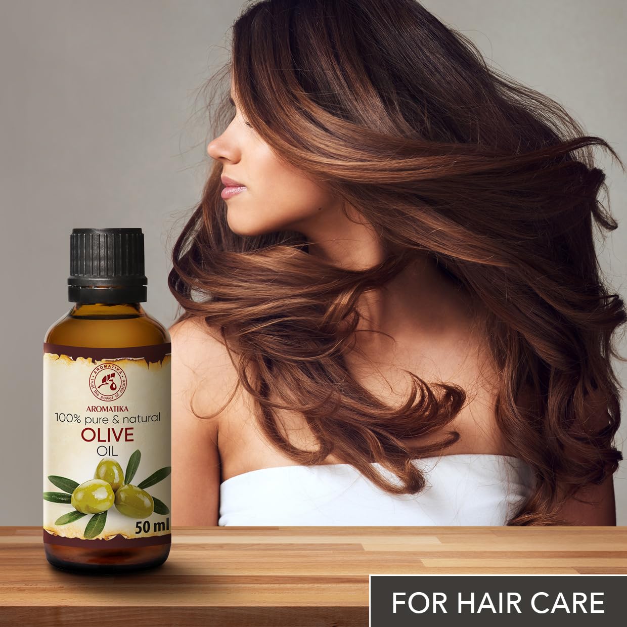 Olive Oil Extra Virgin 1.7 Fl Oz - 100% Pure Unrefined - Best for Hair - Skin - Nails - Lips - Face - Body - Scalp - Great for Beauty - Massage Oil