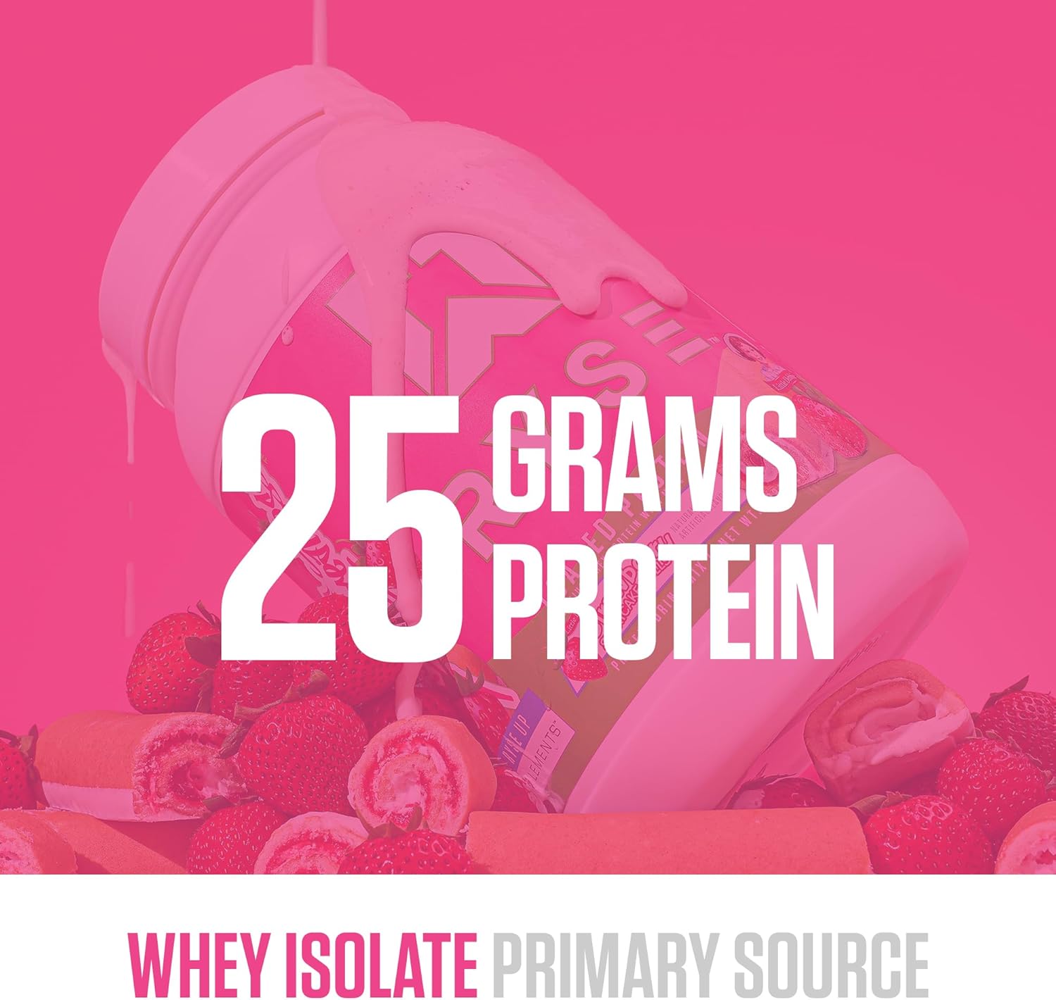 RYSE Loaded Protein Powder - Peanut Butter Cup - 25g Whey Protein Isolate & Concentrate with Prebiotic Fiber & MCTs - Low Carb, Low Sugar