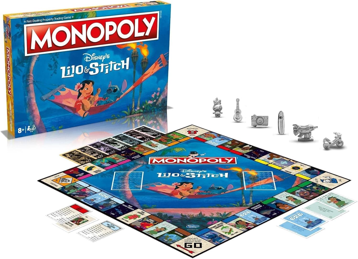 Winning Moves Mega Monopoly Board Game, 12 Extra Spaces Including Downing Street, Saville Row and Knightsbridge, Invest in Skyscrapers, for Ages 8 Plus