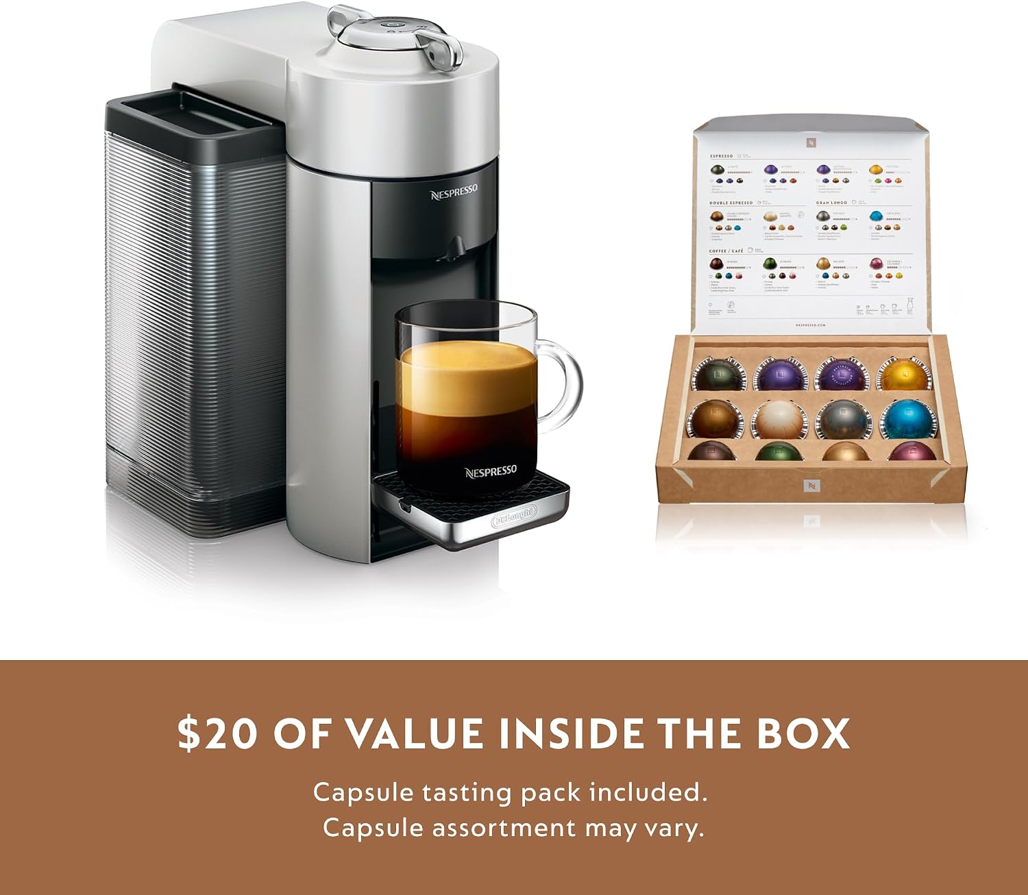 Nespresso Vertuo Coffee & Espresso Maker by De'Longhi