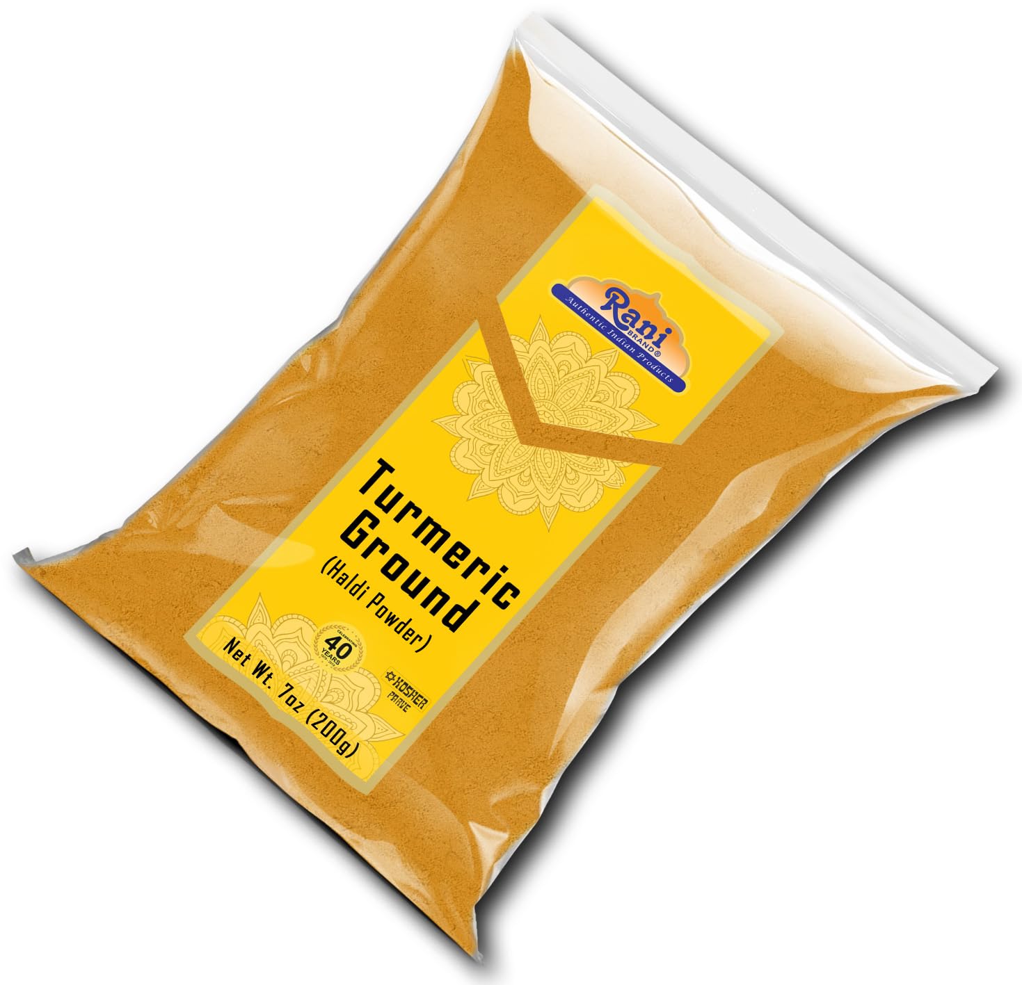 Rani Turmeric (Haldi) Root Whole Spice, Dried 7oz (200g) ~ All Natural | 100% Pure | Vegan | Gluten Friendly | NON-GMO | Kosher | Indian Origin