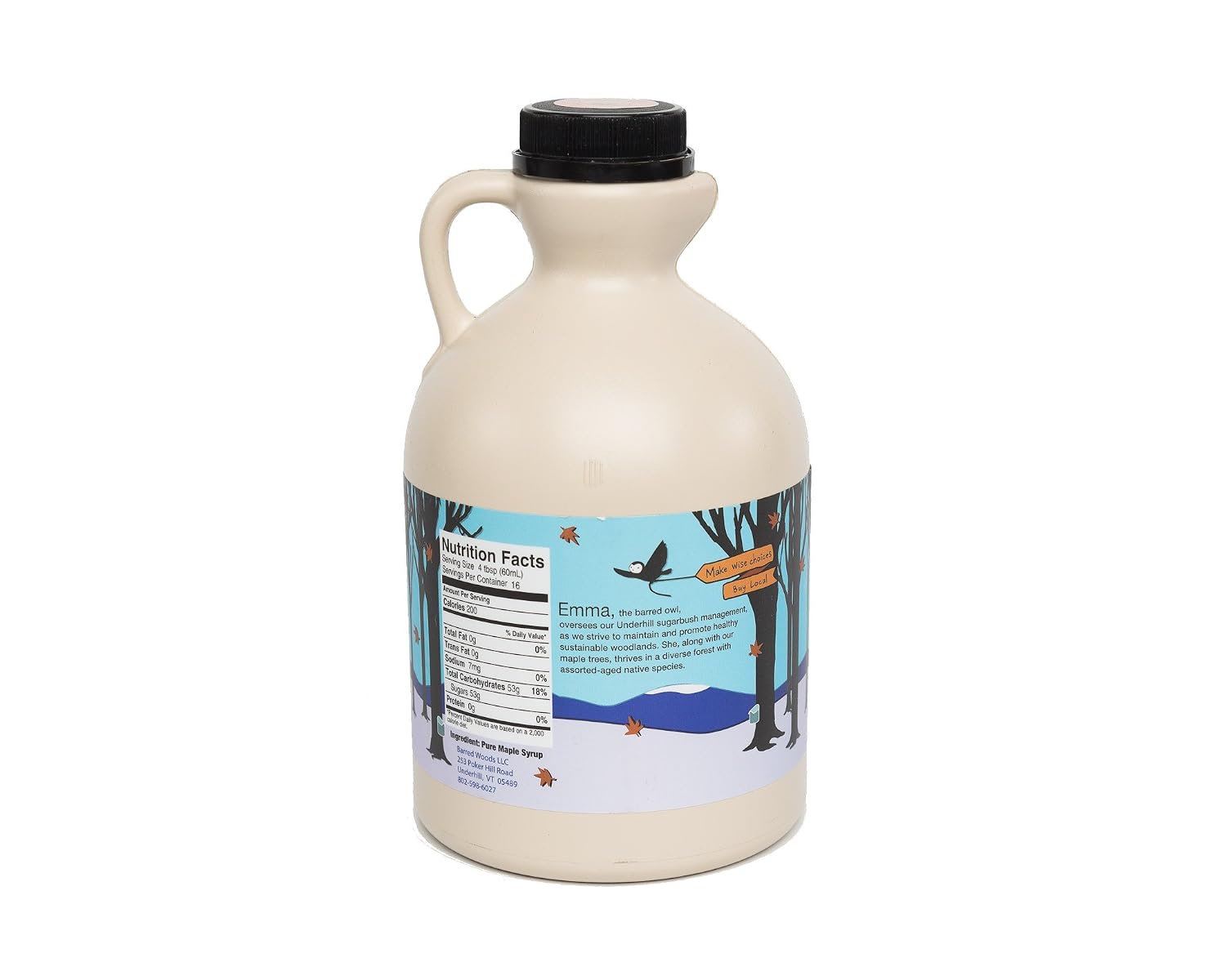Very Dark, Strong Taste Vermont Maple Syrup - Barred Woods Maple Products (Quart (32 oz))