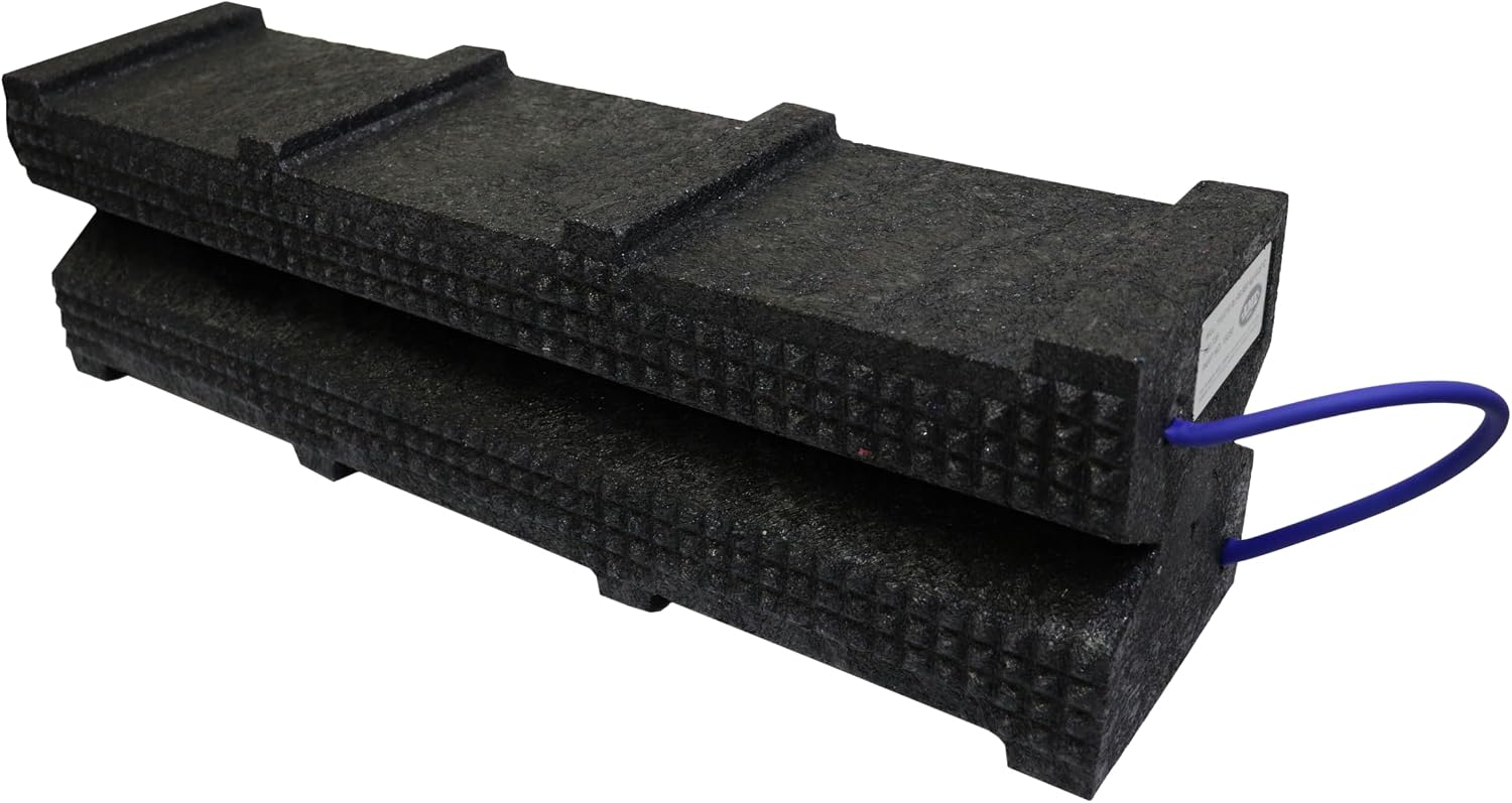 AME INTL 15230 Super Crib Cribbing Block Working Load Limit 110,000 lbs - 6" x 7" x 24", Black