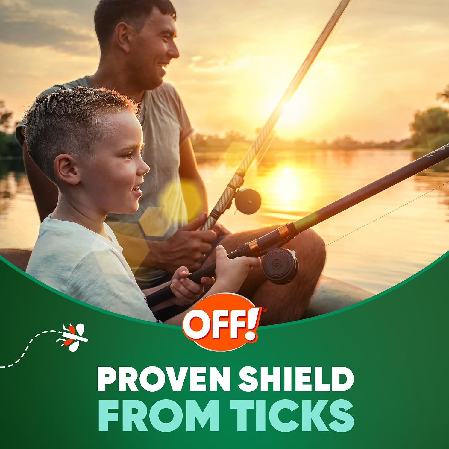 OFF! Deep Woods Insect Repellent Aerosol, Bug Spray with Long Lasting Protection from Mosquitoes and Ticks, 6 oz
