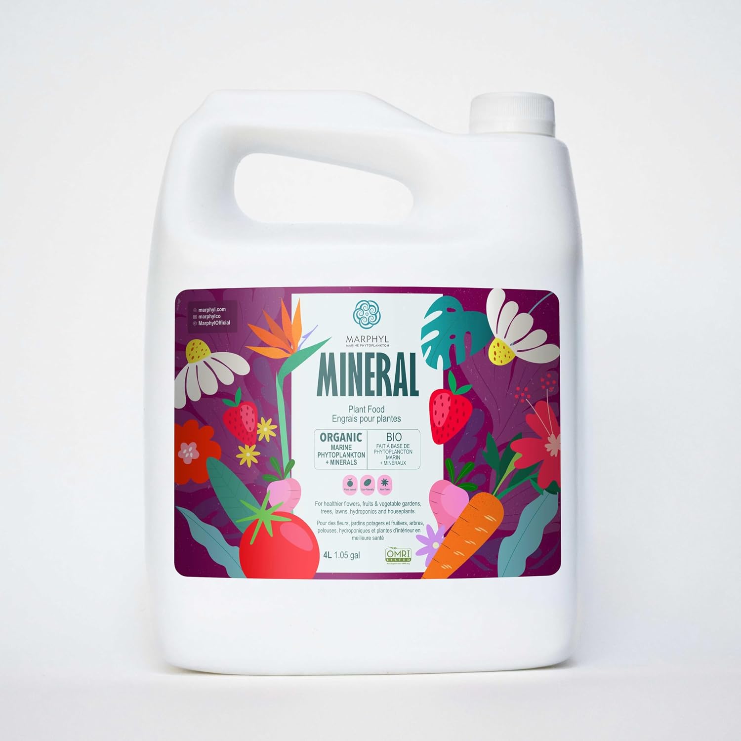 MARPHYL All-Purpose Plant Food – Organic Nutrient-Rich Fertilizer & Soil Enhancer for Indoor & Outdoor Flowers, Vegetables, Succulents, Bamboo & Hydroponics