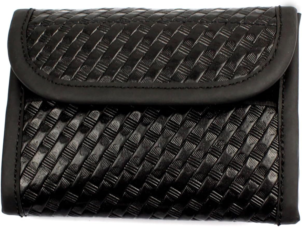 ROCOTACTICAL Flat Latex Glove Pouch, Basketweave Glove Holder for Duty Belt