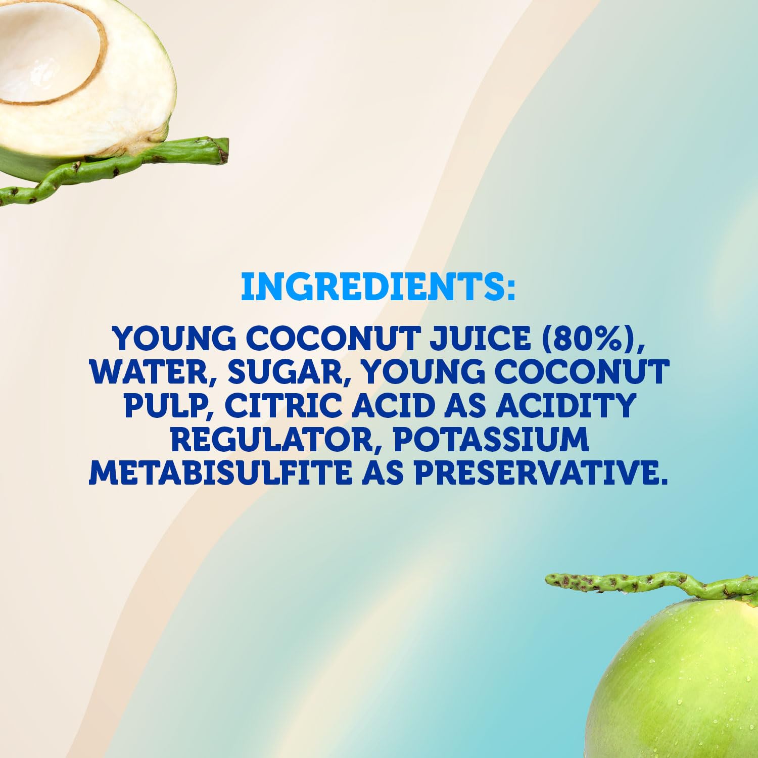 Goya Foods Coconut Water with Pulp, 17.6 Ounce (Pack of 12)