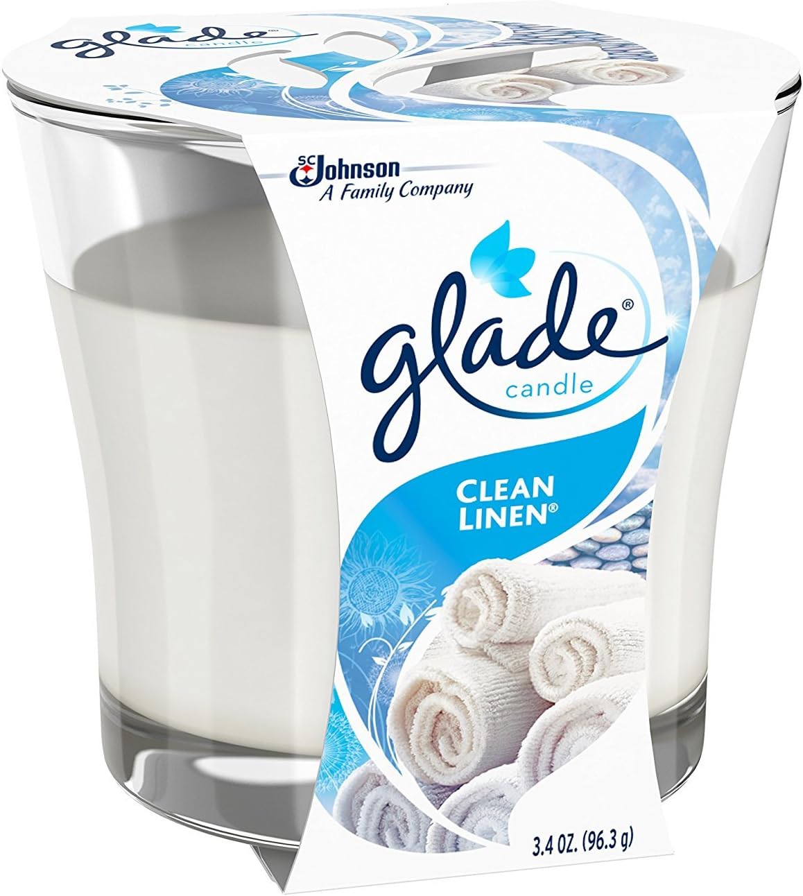 Glade Candle Jar, Air Freshener, Apple Cinnamon, 3.4 Oz