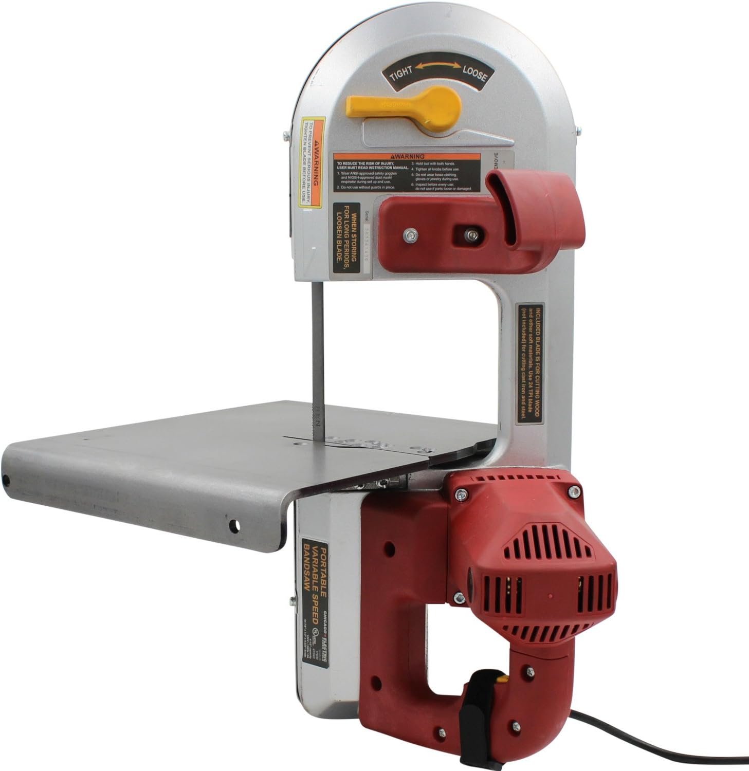 Swag Off Road Portaband Table V1.0 – Portable Band Saw Stand Compatible with Milwaukee, DeWalt, Makita, Bosch, Harbor Freight Bauer, and WEN – Heavy-Duty Steel, Made in USA