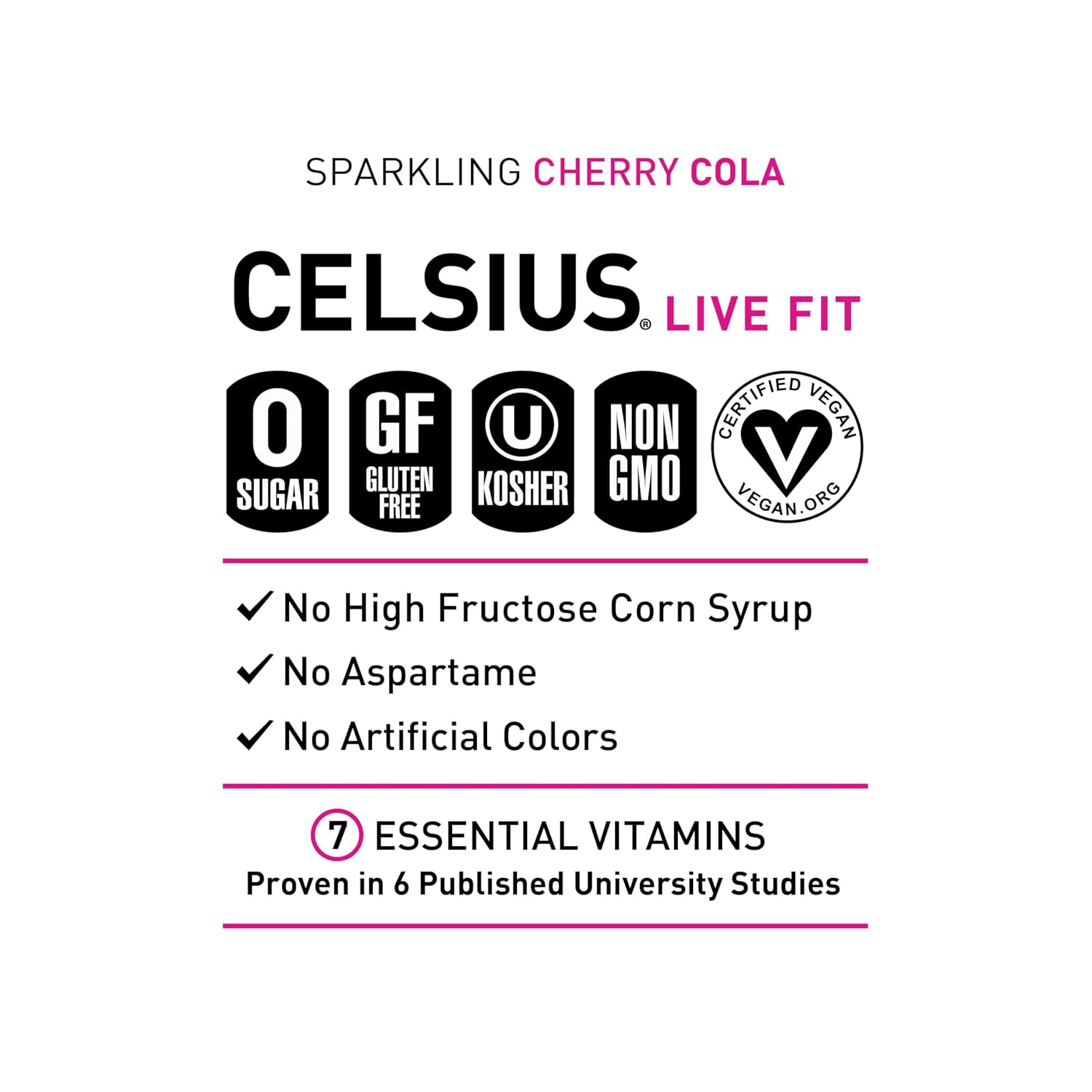 CELSIUS Sparkling Cola, Sugar Free Energy Drink, 12 Fl Oz (Pack of 12)