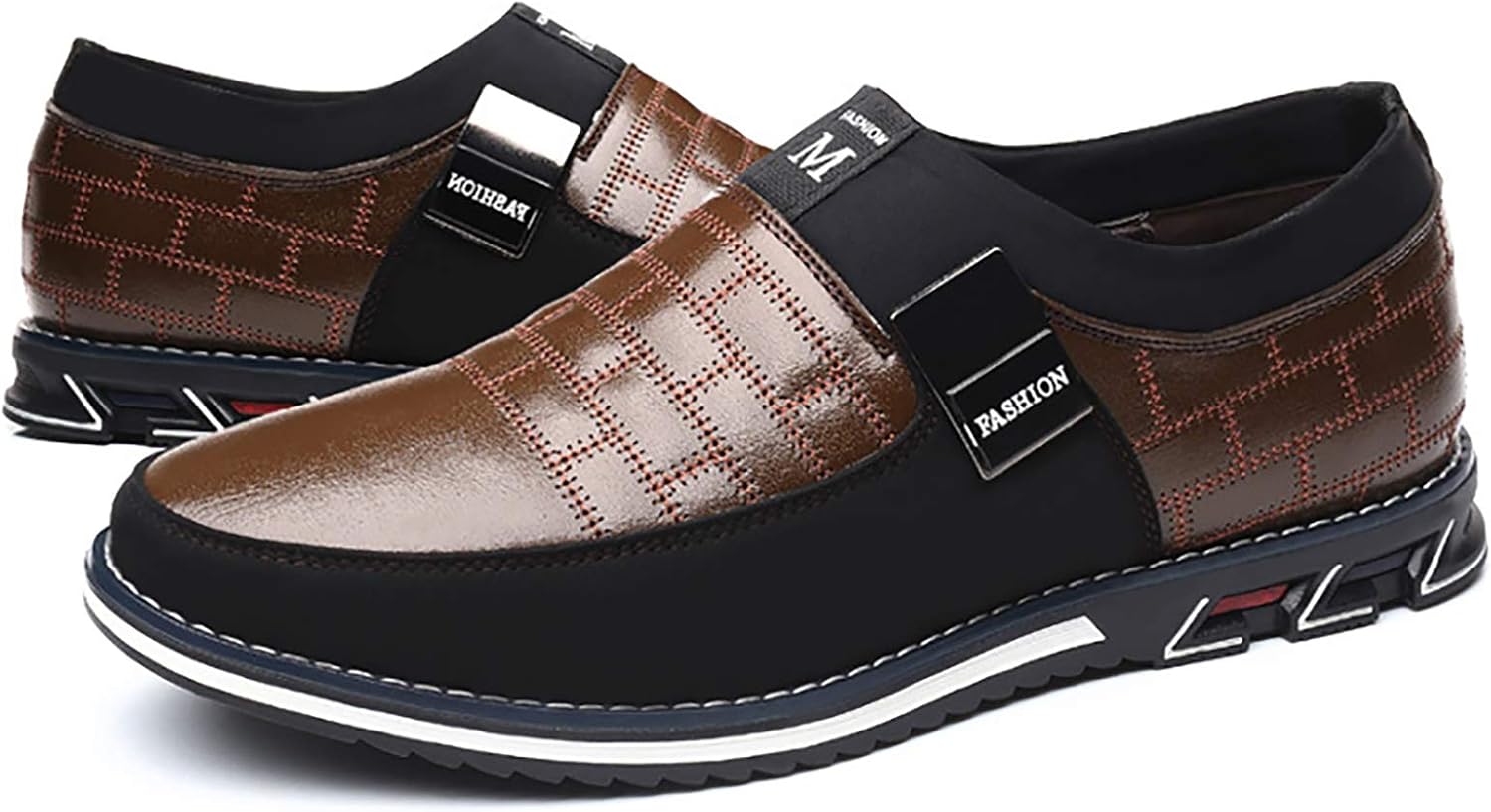 COSIDRAM Mens Casual Shoes Dress Sneakers Loafers Comfort Walking Shoes | Lightweight slip-on for hassle-free wear. Cloud-like comfort, sock-friendly fit for daily & semi-formal occasions.