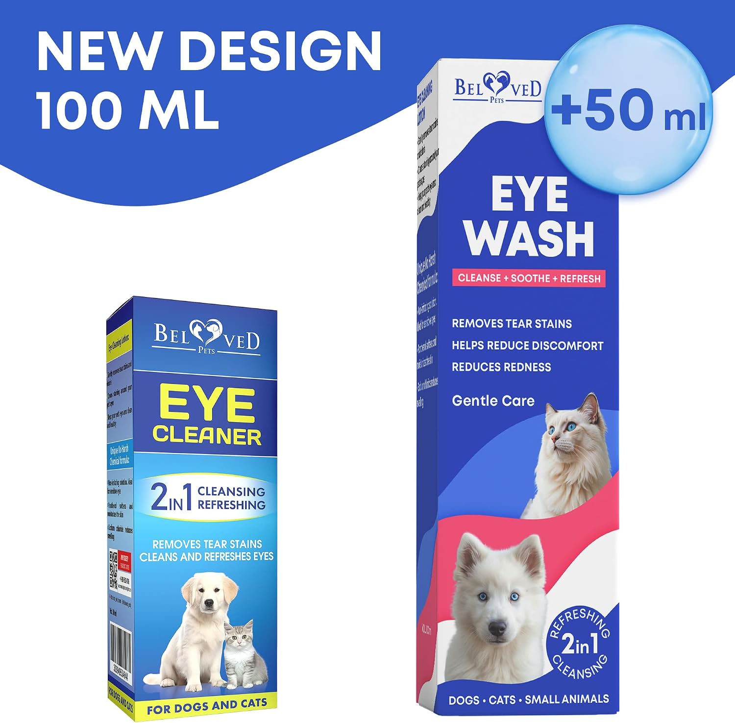 Dog Eye Drops & Eye Infection Treatment for Dogs and Cats – Soothe Infection & Allergy, Relieve Dry Eyes & Pink Eye