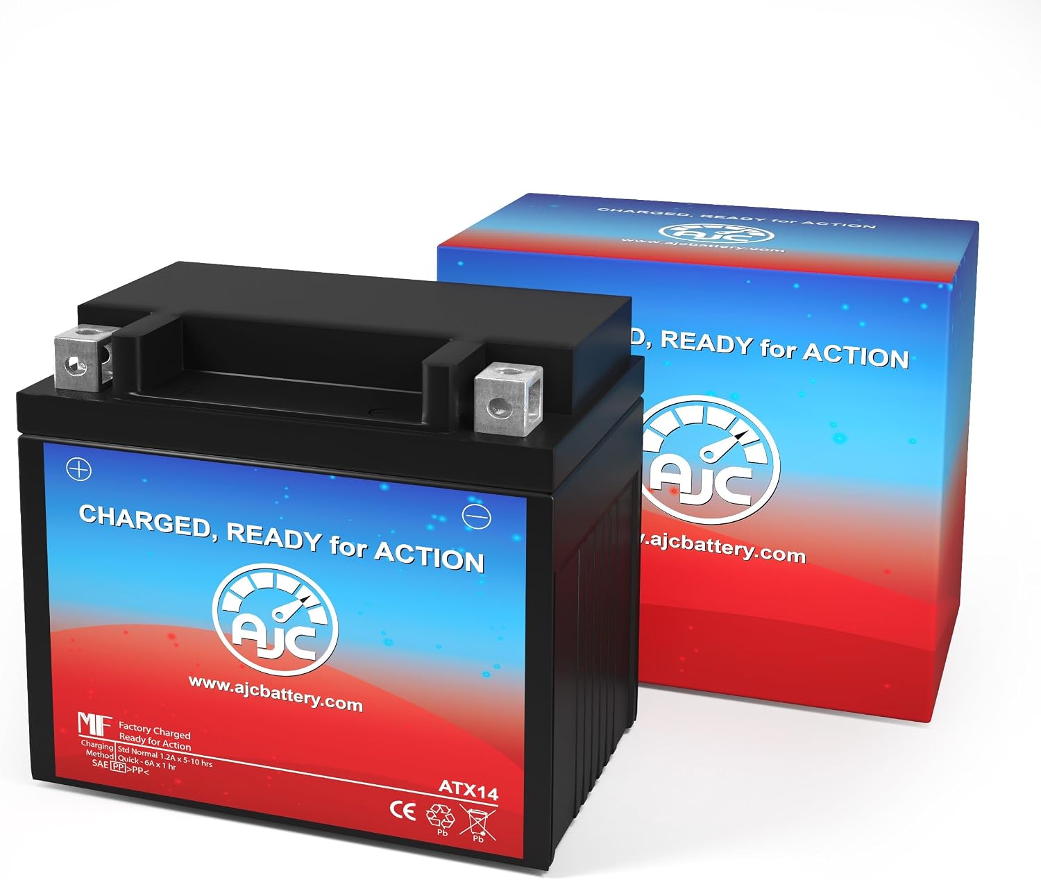 AJC Battery Compatible with Honda Pioneer 1000 ATV Battery (2016-2018)