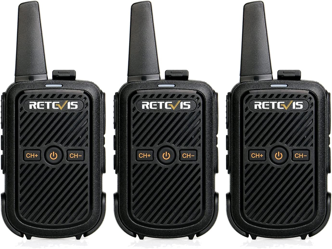 Retevis RT15 Walkie Talkies 3 Pack, Birthday Gift, Outdoor Adventure Kit | Durable, Lightweight, VOX, Key Lock, Mini Walkie Talkies for Adults, School Family Outdoor Travel Camping Hiking