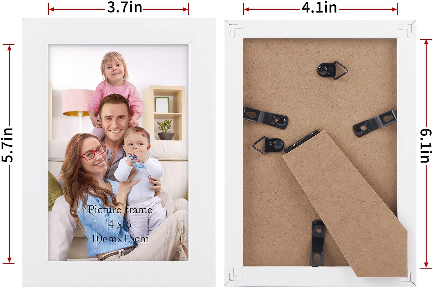 Giftgarden Black 8x10 Picture Frame Bulk, Multi 8 x 10 Photo Frames Set for Wall Hanging or Tabletop, 12 Pack