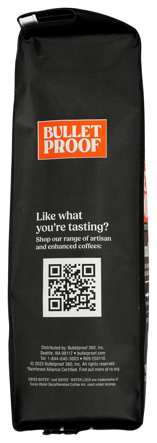 Bulletproof French Kick Dark Roast Ground Coffee, 12 Ounces, 100% Arabica Beans, Clean Coffee Tested for Toxins, Packaging May Vary